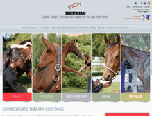 Tablet Screenshot of horsemassage.com.au